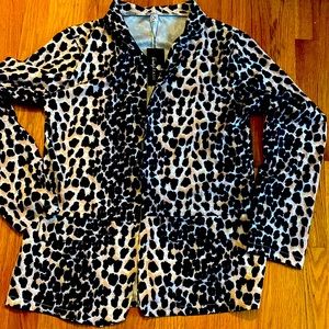 Leopard blazer